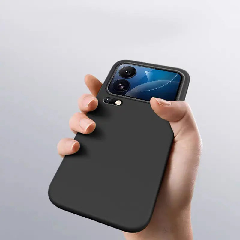 Für Xiaomi 18 Pro Max: Flüssigsilikonhülle, Schutzhülle, weiche TPU-Kameraabdeckung, Rückseitenhülle für das Telefon.