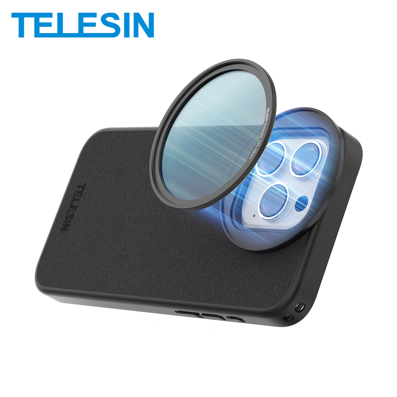 TELESIN CPL VND Filter für iPhone 15 Pro 15 Pro Max mit Telefon Schutzhülle Objektiv Telefon Schießen Filter für iPhone Zubehör