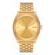 Nixon Time Teller Herrenuhr Analog Quarz mit Edelstahl Armband All Gold / Gold