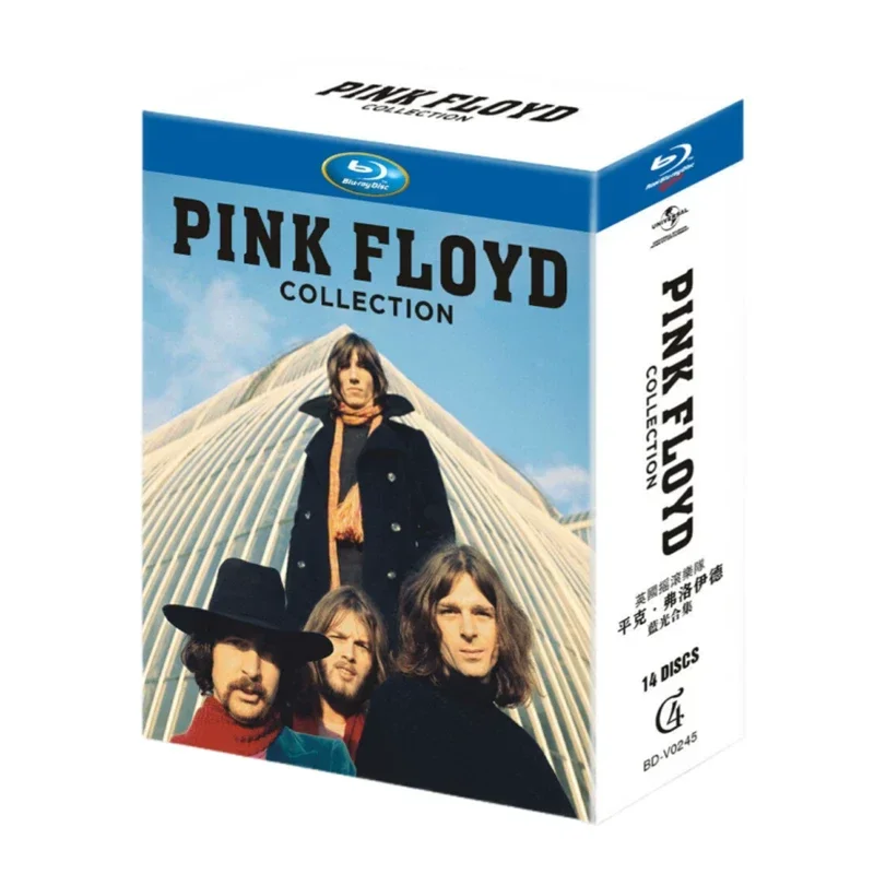 Collection Blu-ray de la groupe rock britannique Pink Floyd, 5 disques, 1080P HD, toutes régions, nouveau coffret, audio anglais, disque Blu-ray, DVD