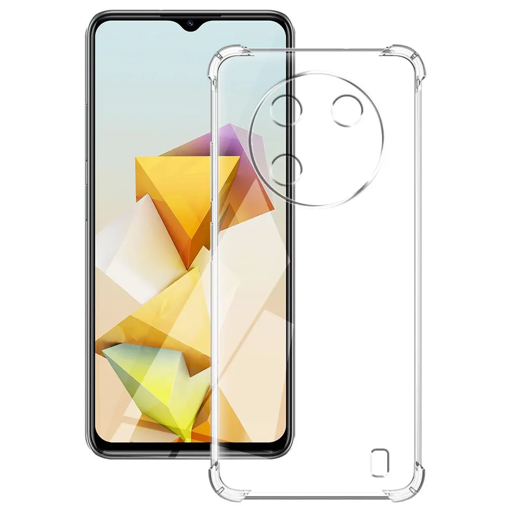 Für ZTE Blade A73 5G Fall Stoßfest Klar Weiche Silikon Zurück Abdeckung Für ZTE A73 5G Telefon Fall auf ZTE Blade A73 5G 7160N Coque