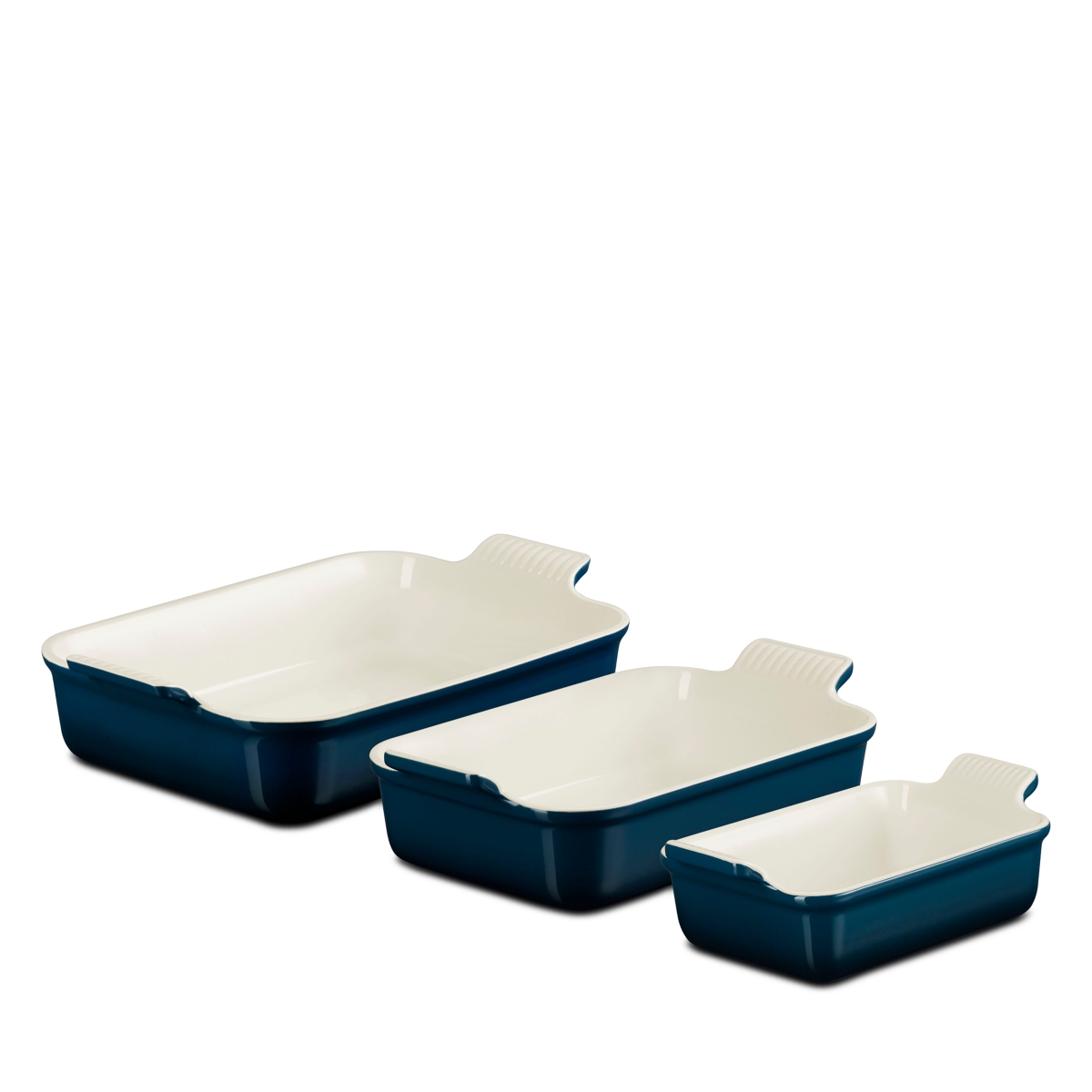 Le Creuset Stoneware Bakers, Set of 3 - Nuit