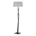 Hubbardton Forge Facet 66" Novelty Floor Lamp, Steel in White/Black/Brown | 65.9 H x 11.25 W x 11.25 D in | Wayfair 232850-SKT-10-SE2011