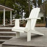 Uwharrie Chair Malibu Adirondack Chair Plastic/Resin in Red/White | 46 H x 34.5 W x 48.5 D in | Wayfair M011-047