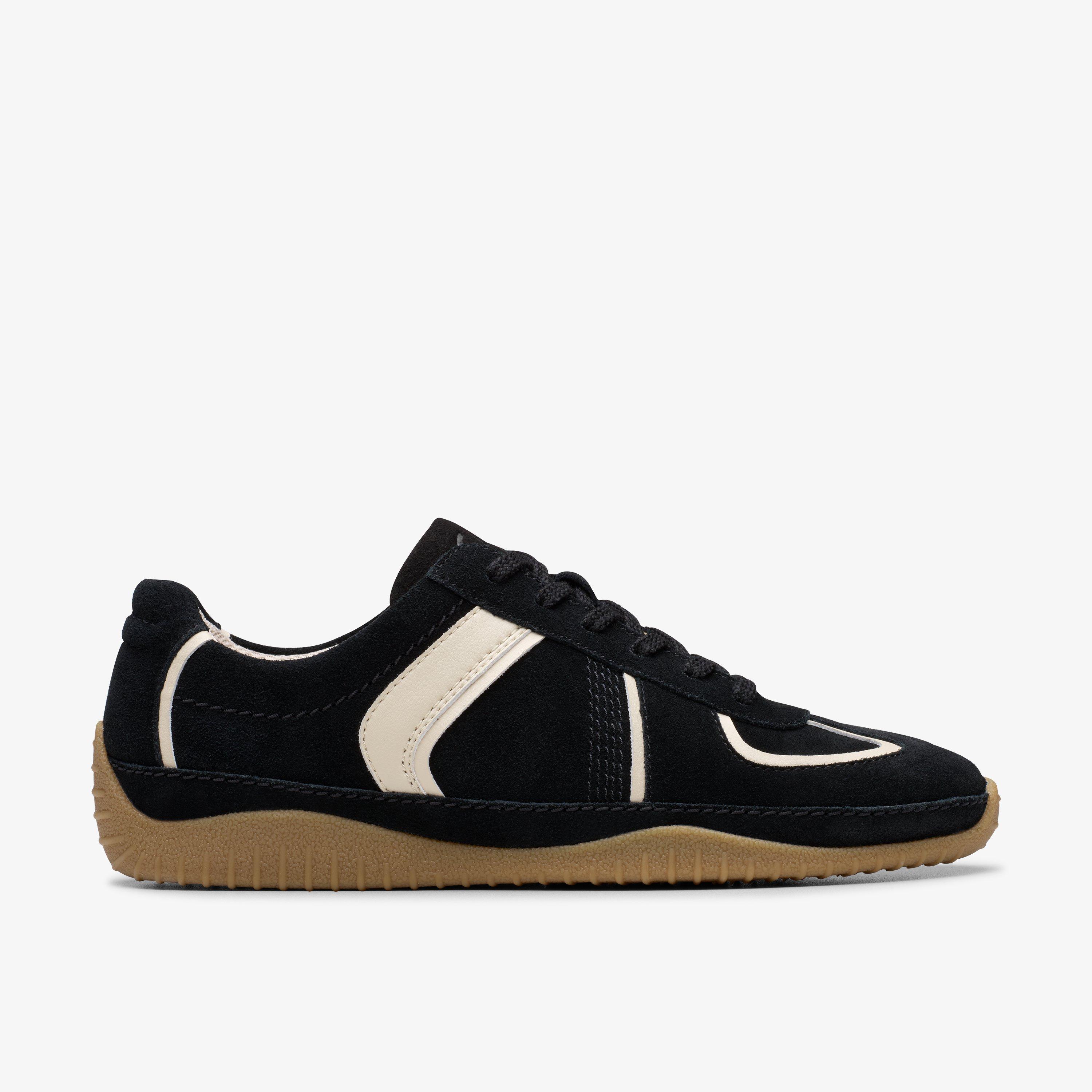 Meridor Lo Black Kombination Wildlederschuhe