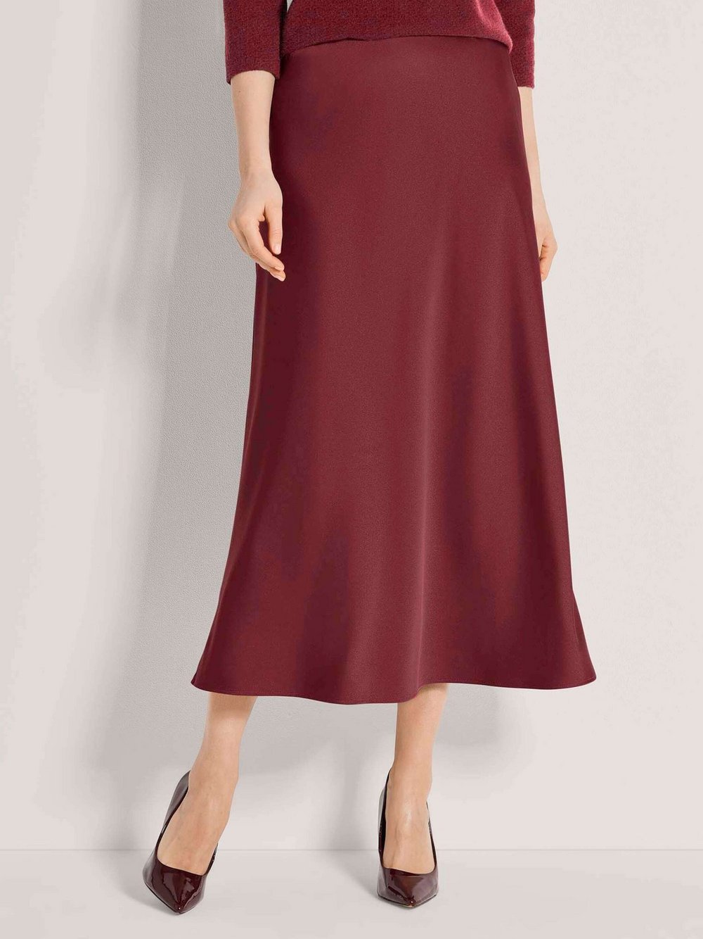Madeleine Langer Rock Damen rot, 38