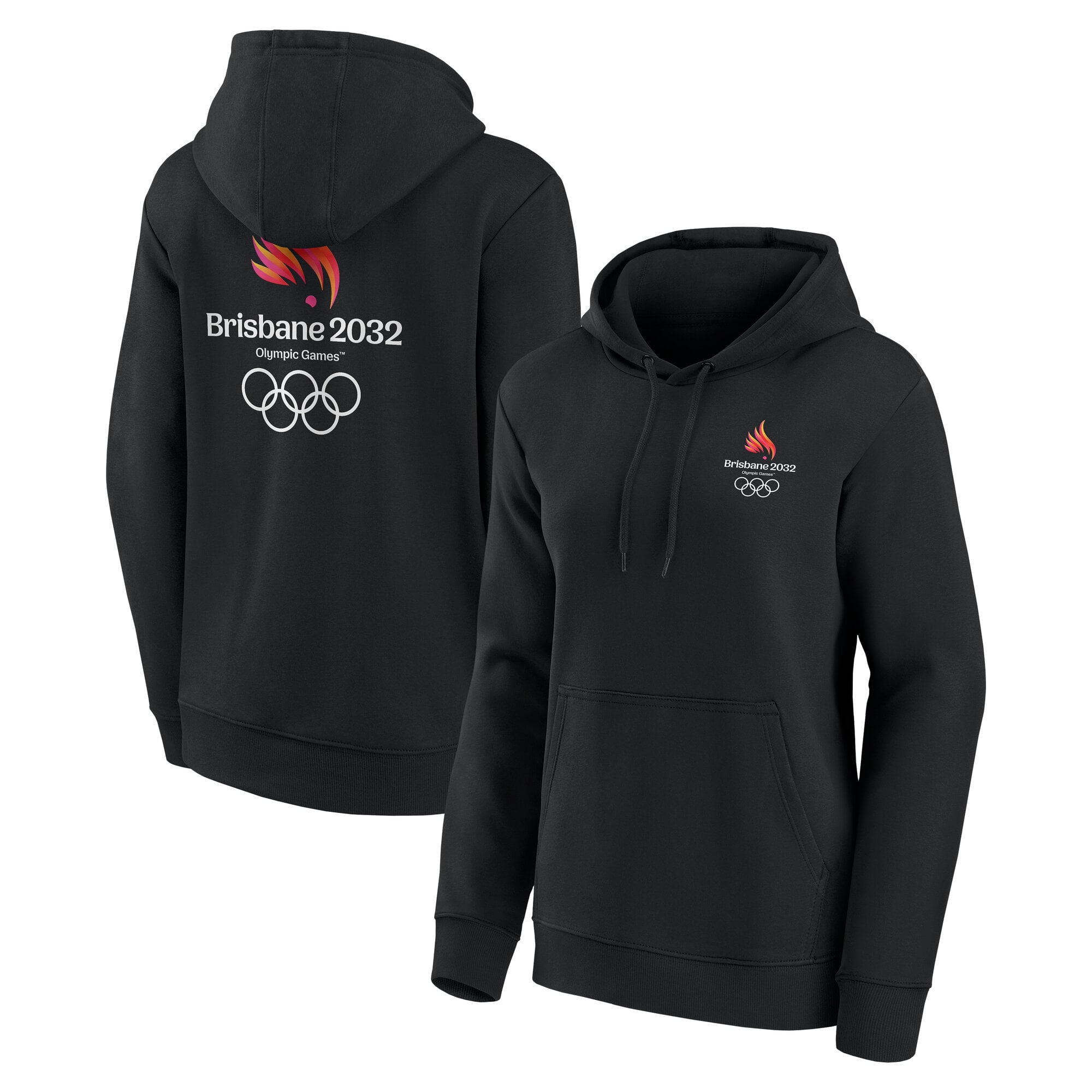 Brisbane 2032 Logo Hoodie - Schwarz - Damen