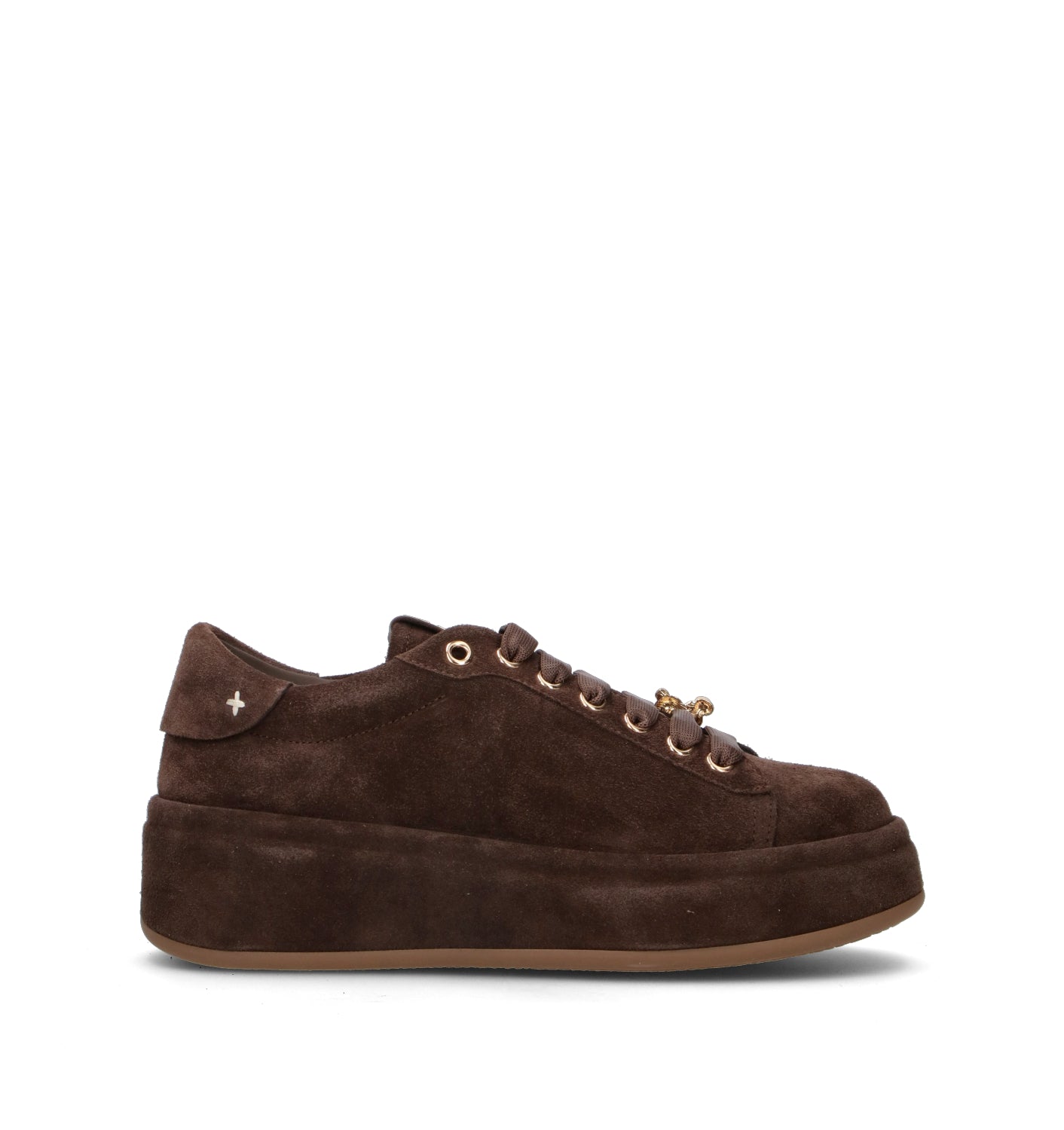 GIO+ Sneaker donna testa di moro in suede