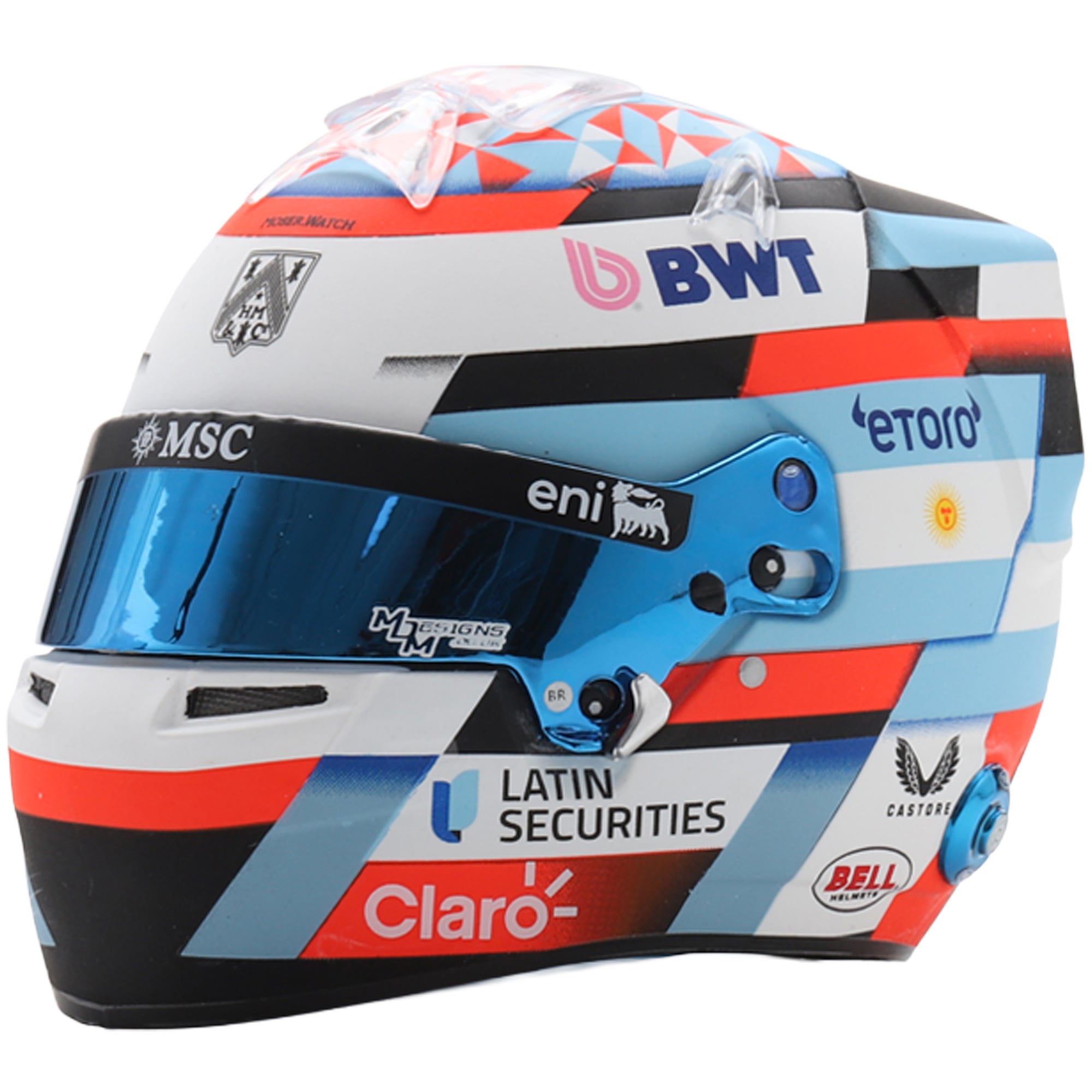Casque Alpine F1 Team Franco Colapinto 2026 Saison 1:5 - No Gender Taille: One Size Only