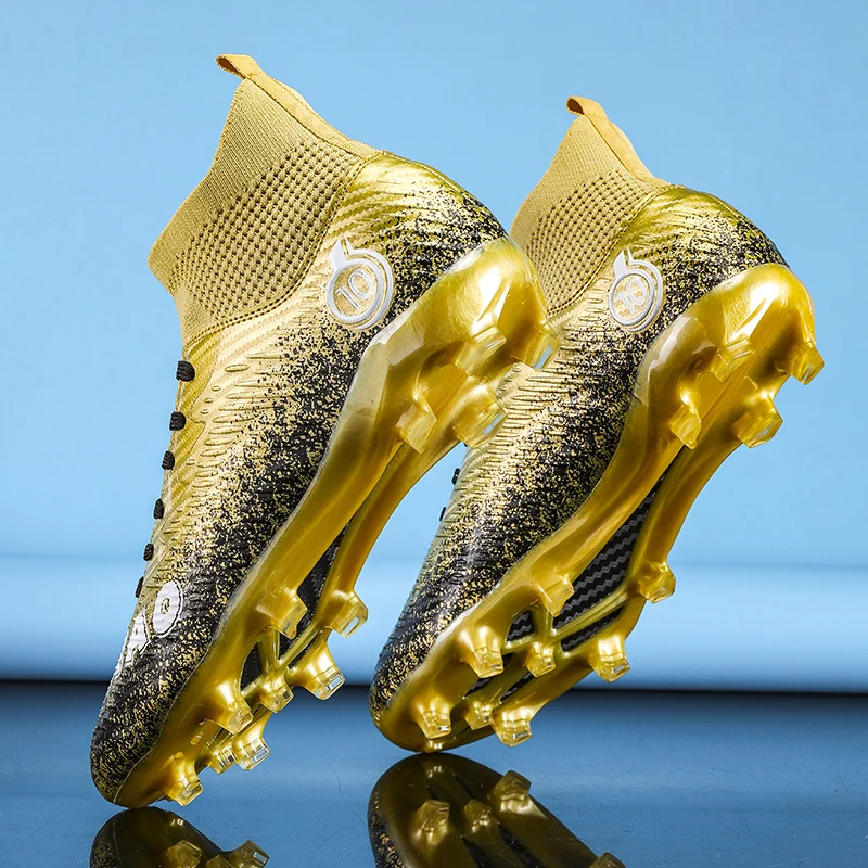 Chaussures de football professionnelles pour hommes, chaussures de soccer, crampons de football FG, chaussures de soccer ultralégères pour l