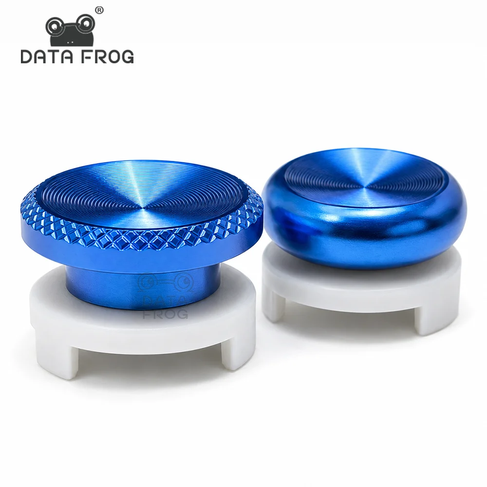 DATA FROG Metal Thumbstick Extenders Joystick Caps Compatible with PS5 Controller for PS4 PlayStation Dualsense Accessories