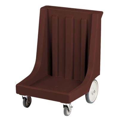 Cambro CD2020HB131 Dark Brown Camdolly Dish Rack / Glass Rack Dolly with 10" Rear Wheels - 350 lb.
