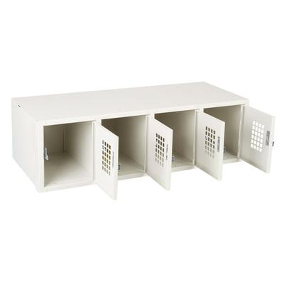 Winholt WL-4 Four Door Horizontal Wall Mount Locker - 45" x 18"