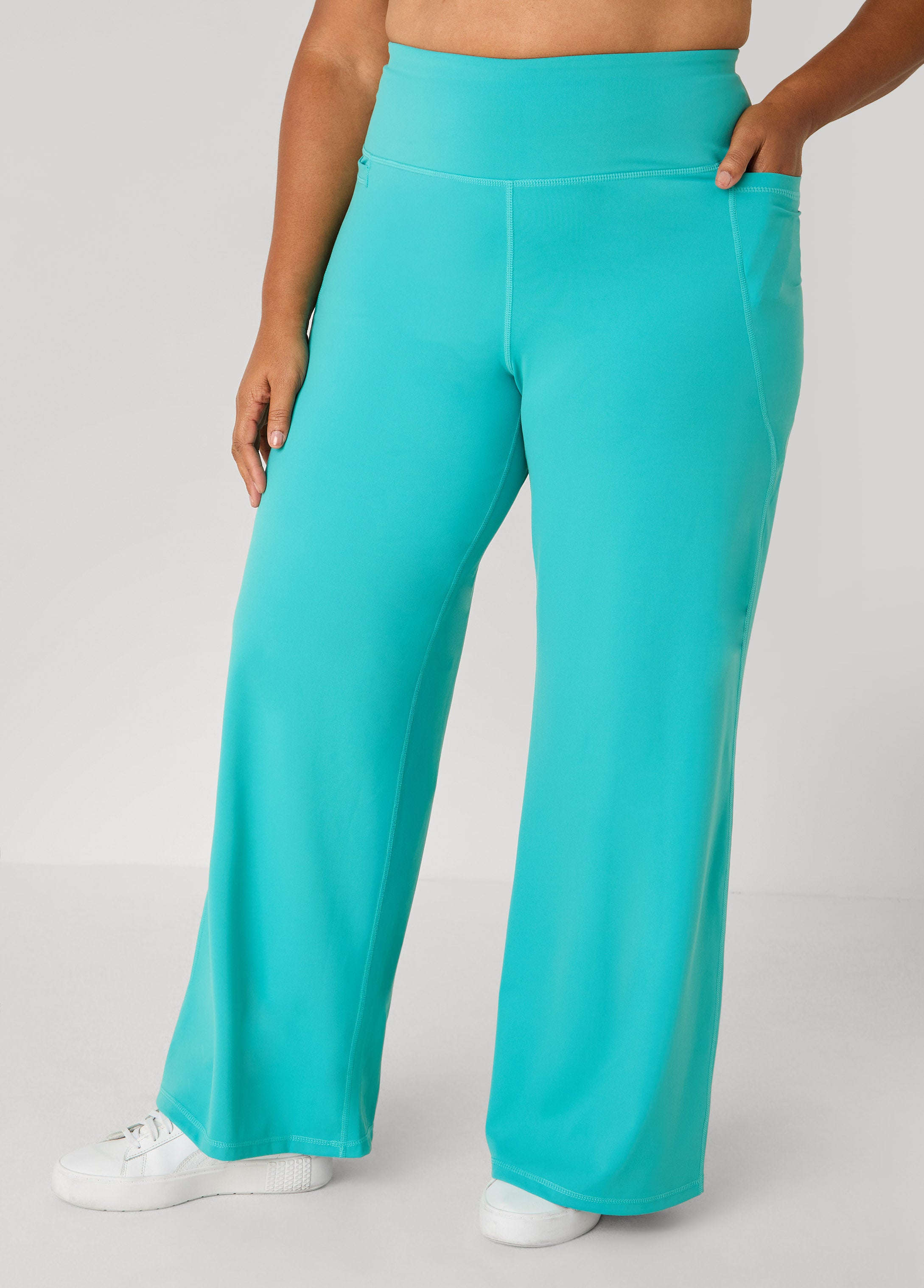 Plus Size Ashley Sport High Waist Wide Leg Pants