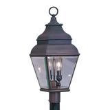 Livex Lighting Exeter 20 Inch Tall 2 Light Outdoor Post Lamp - 2592-07