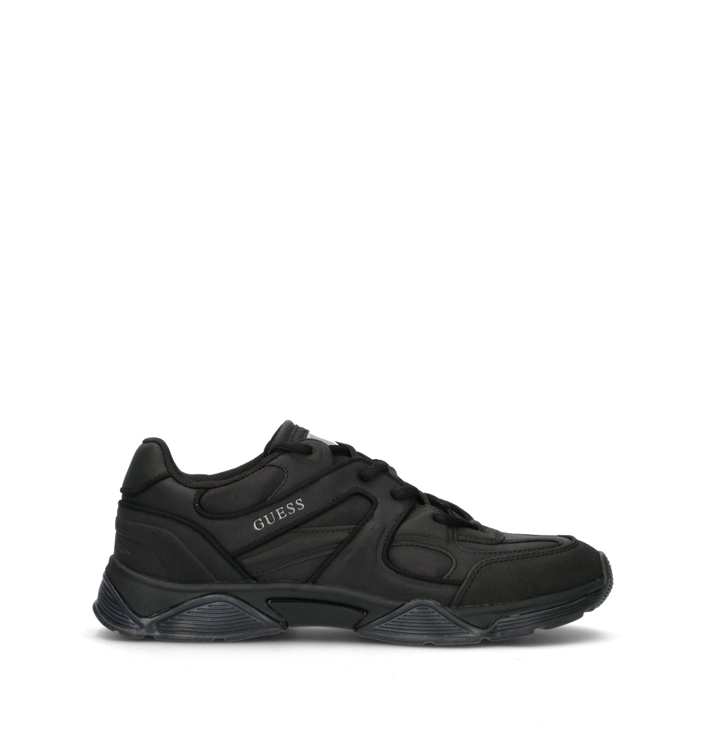 GUESS Sneaker uomo nera in tessuto