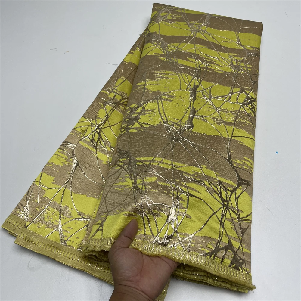5 Yards French Jacquard Lace Fabric 2025 High Quality African Brocade Lace Fabric Nigerian Lace For Luxury Women Wedding Dresses