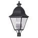 Livex Lighting Amwell 27 Inch Tall 4 Light Outdoor Post Lamp - 2548-07