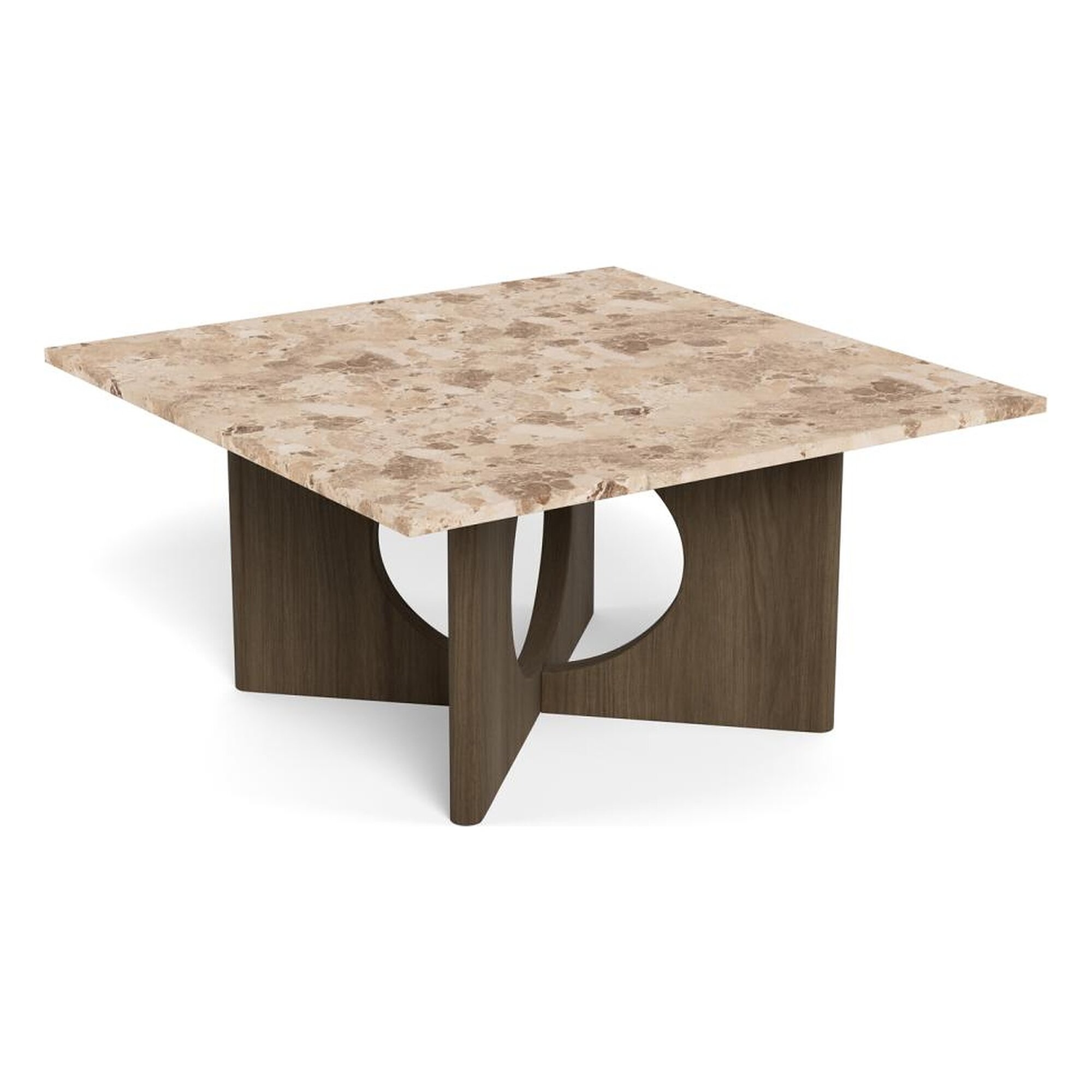 Actona »Foley« Couchtisch Marmor Latte, Gestell Eiche