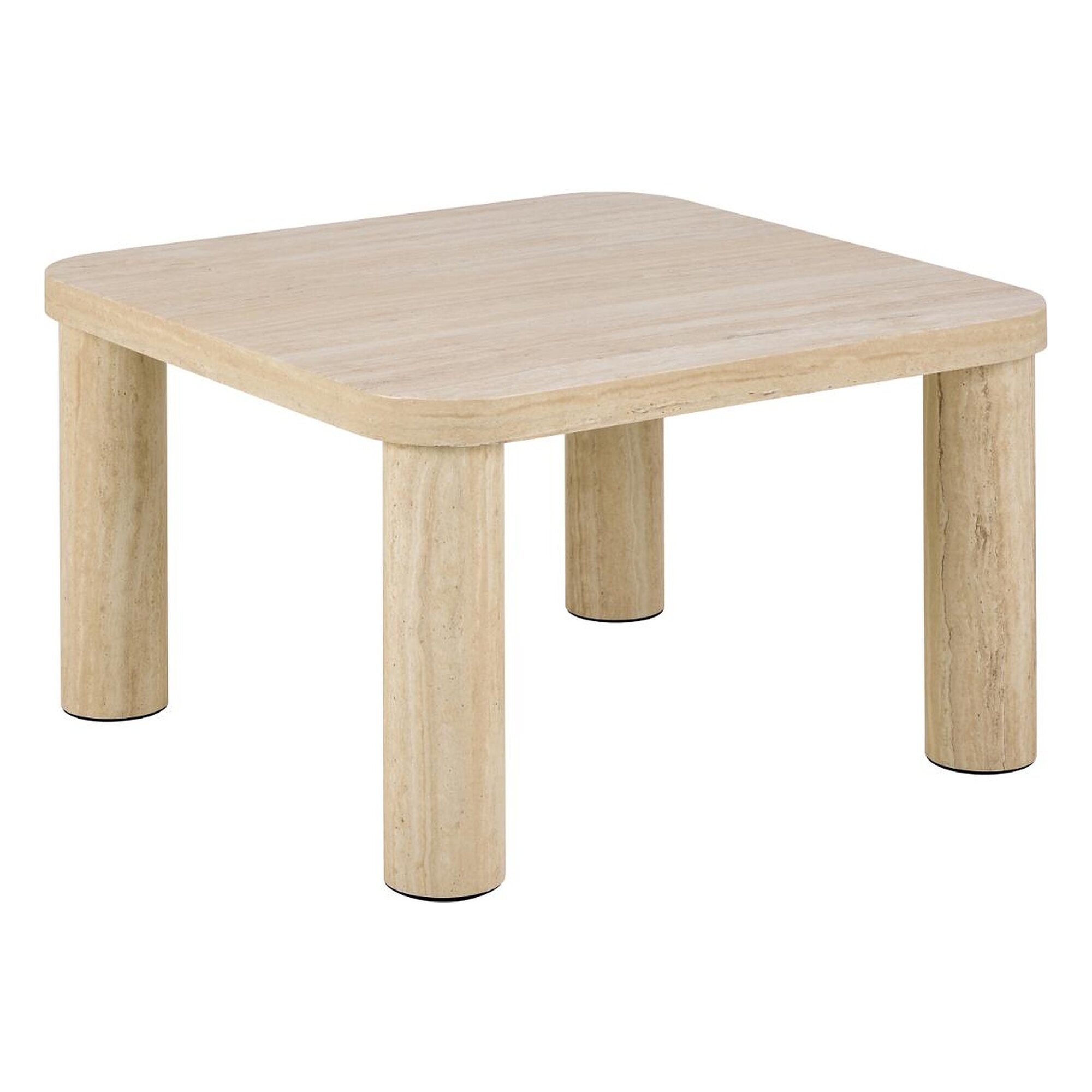 Actona »Solano« Couchtisch Travertin-Dekor 60x36x60 cm