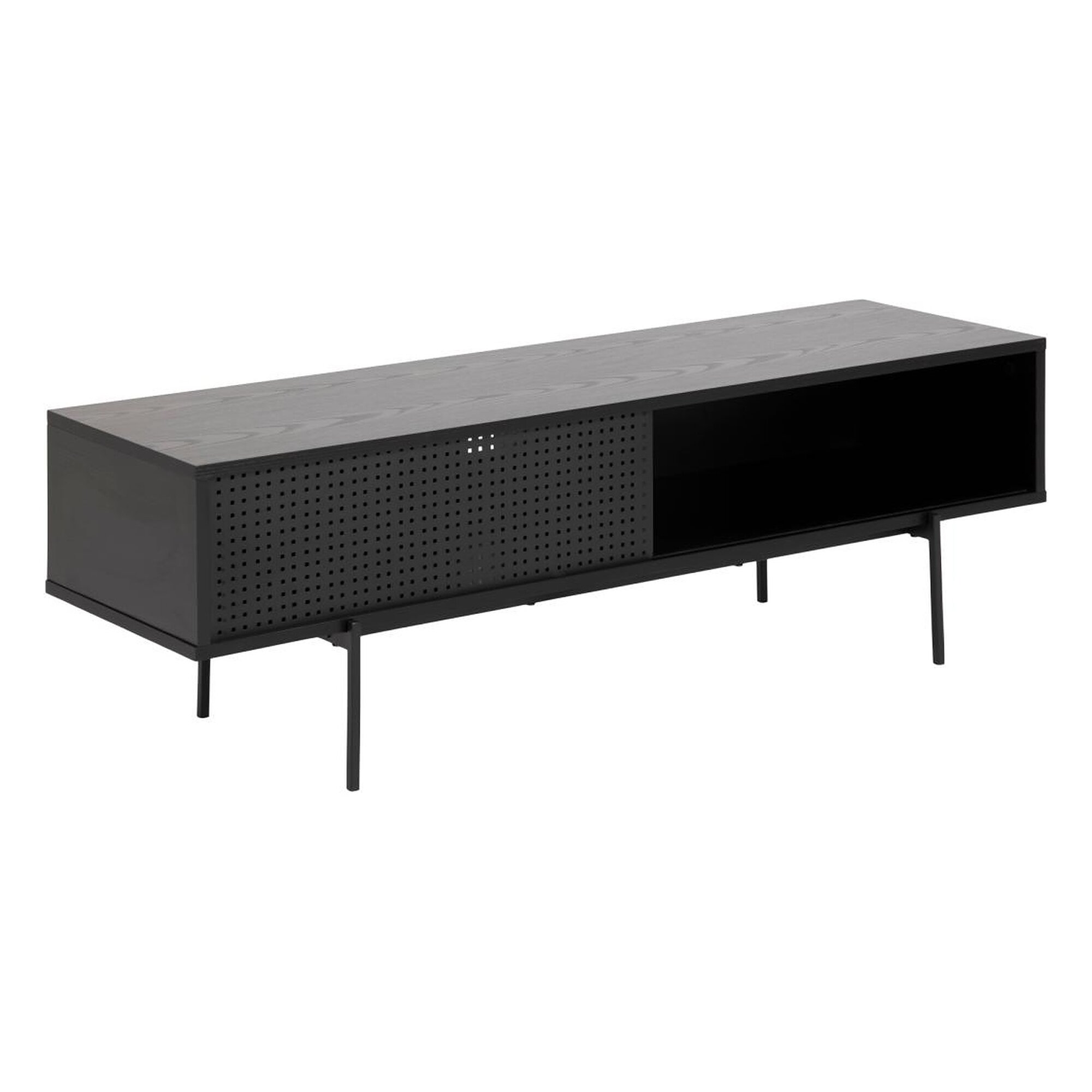 Actona »Angus« TV-Tisch Esche schwarz Dekor 180x44,5x40 cm