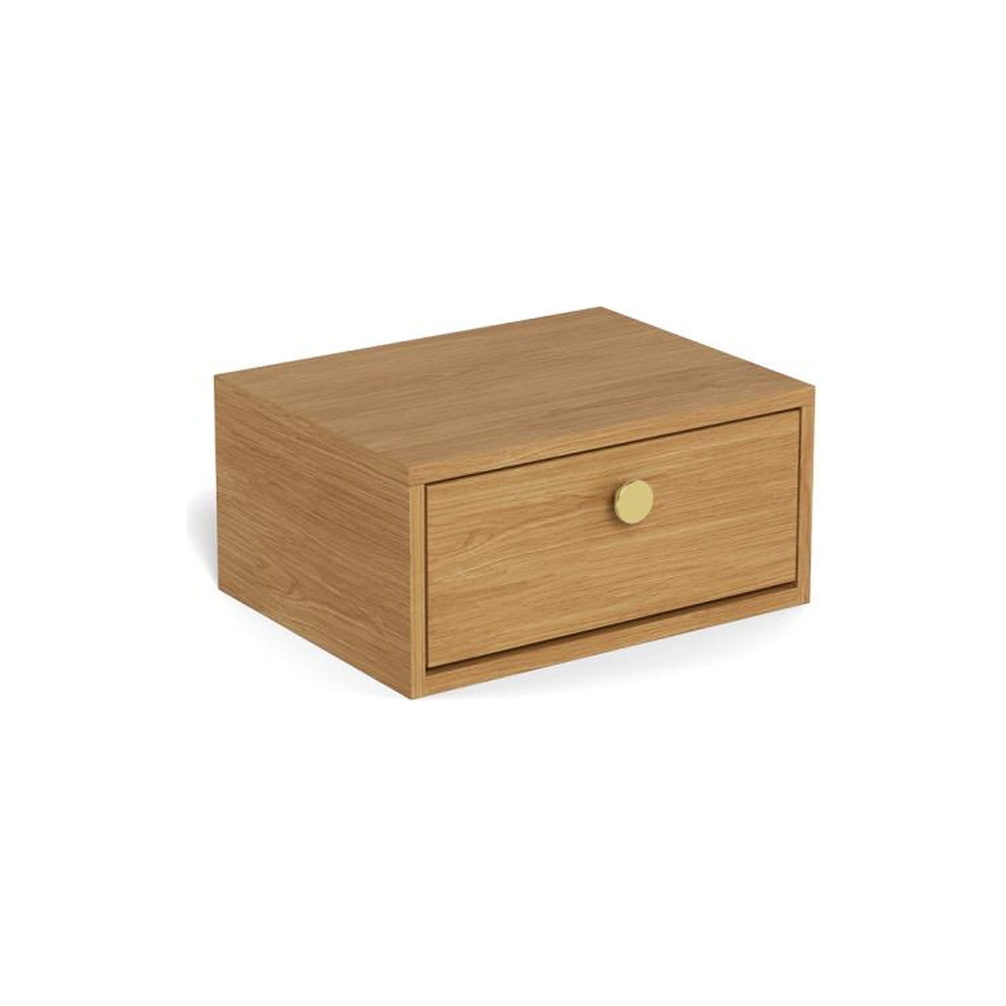 Actona »Monfort« Nachttisch Eiche Furnier, Gestell Eiche matt Furnier 40x18x30 cm / Eiche Furnier