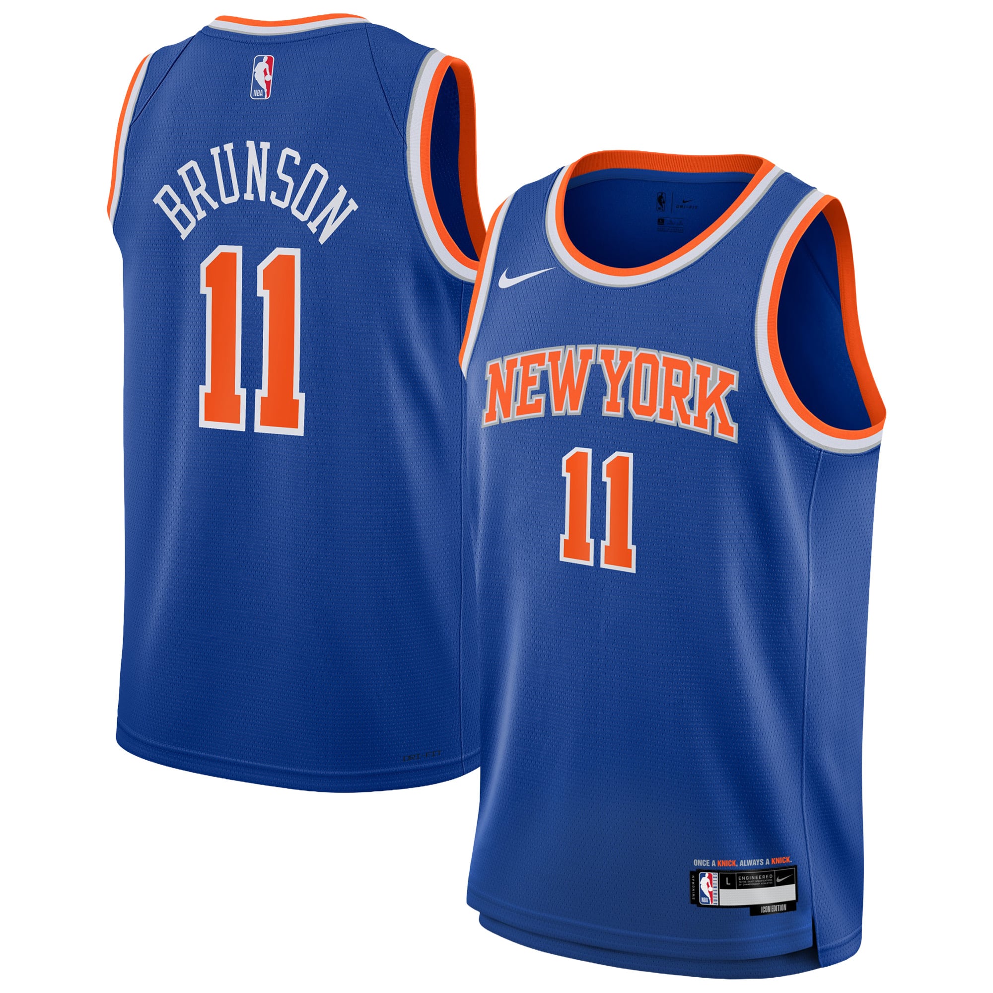 New York Knicks NBA Icon Swingman-Trikot – Jalen Brunson – Kindergröße - NBA Store DE