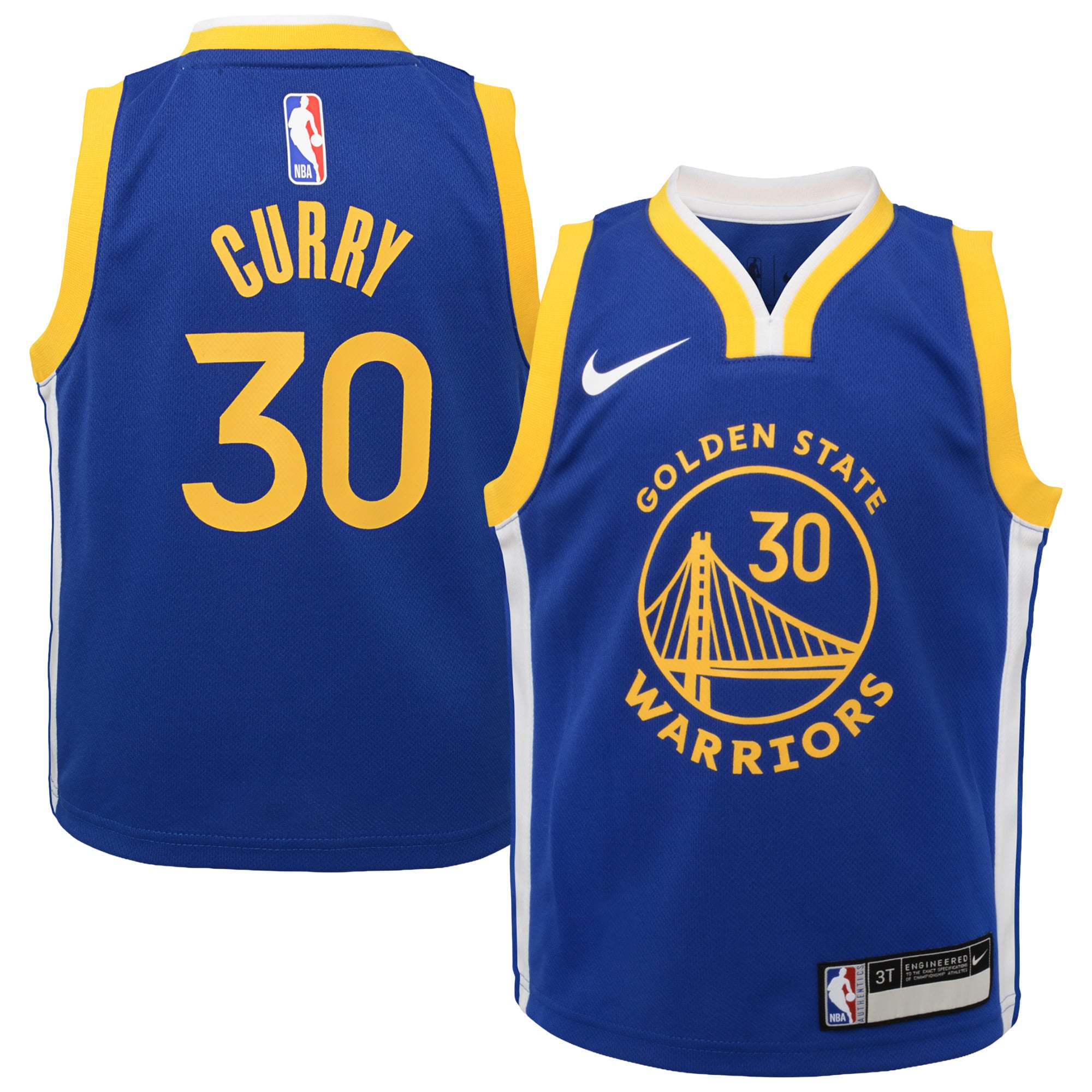 Maillot Nike Icon Swingman des Golden State Warriors - Stephen Curry - Enfant - Homme Taille: L (7)
