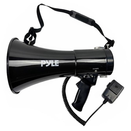 PYLE PMP55BTBK 50 W Portable Megaphone Speaker with Bluetooth, USB/TF Playback,