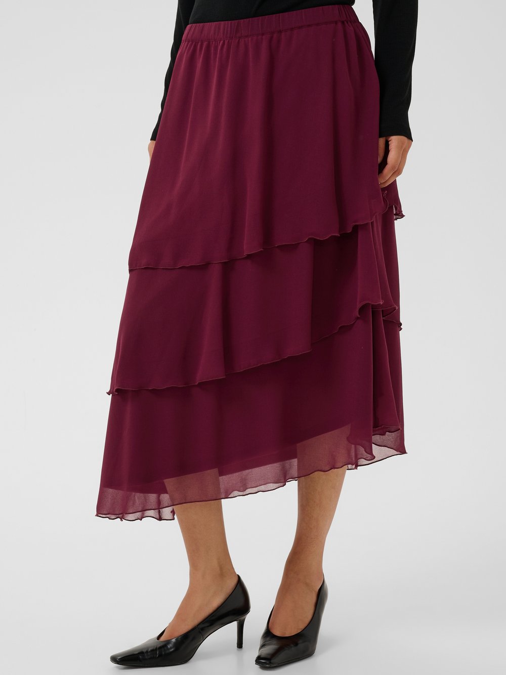 Culture Rock CUleana Elastische Taille Damen bordeaux, XL