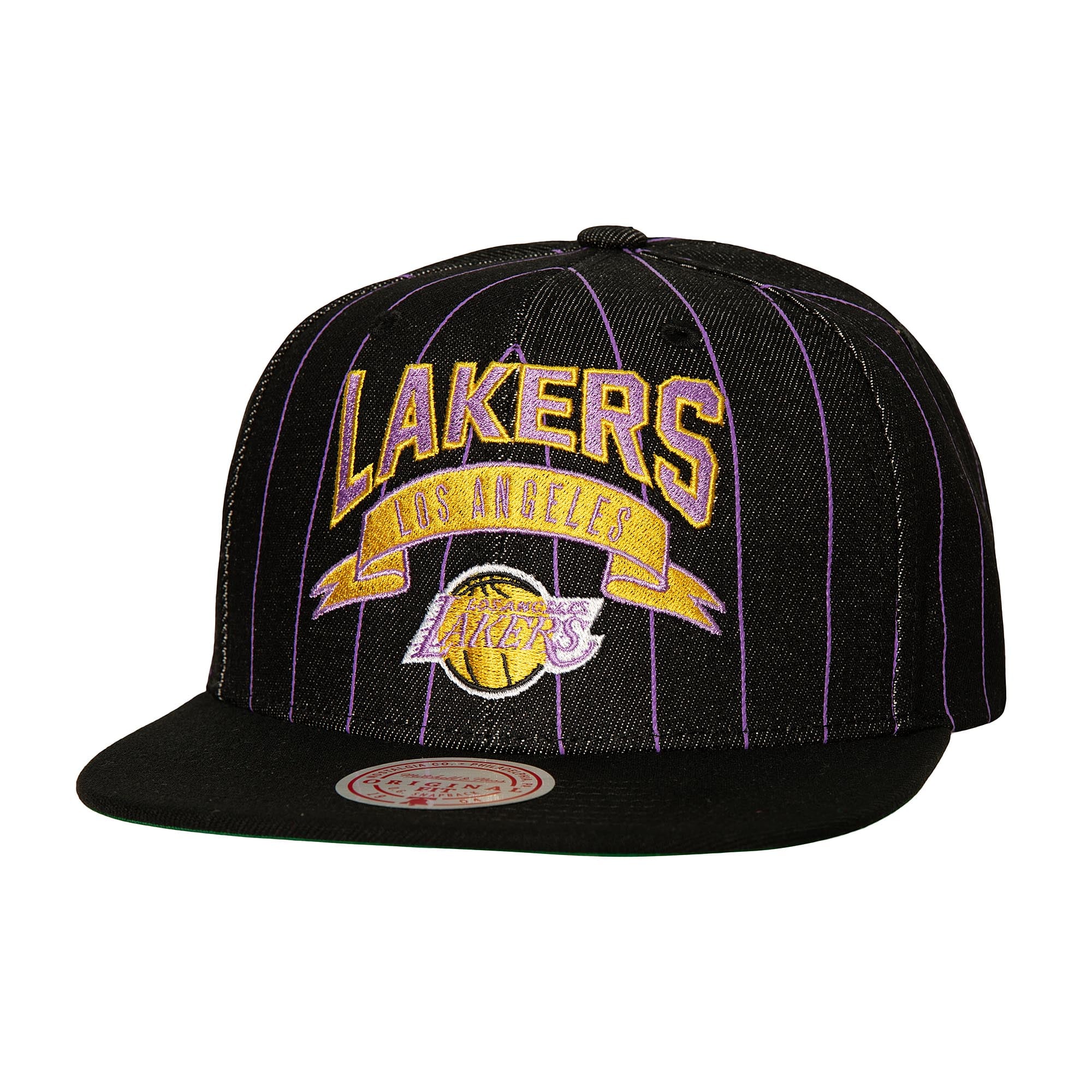 Los Angeles Lakers NBA Dem Stripes Snapback Cap