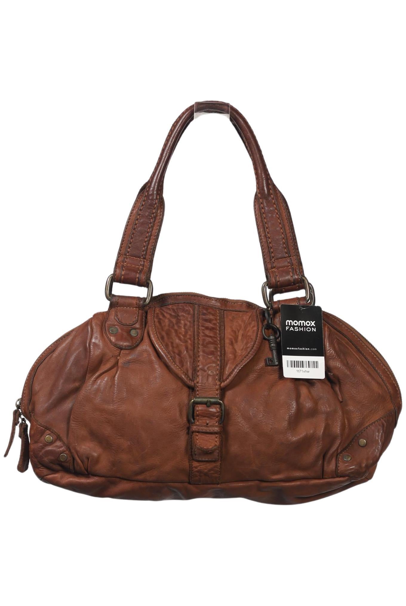 aunts & uncles Damen Handtasche gross Leder, Gr. , Braun, kein / Etikett / Leder