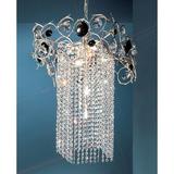 Classic Lighting Foresta Colorita 6 - Light Unique/Statement Tiered Chandelier Glass, Crystal in Brown | Wayfair 10036 SF BR