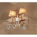 Classic Lighting Morning Dew 2-Light Wall Sconce Fabric in Brown | 14 H x 17 W x 11 D in | Wayfair 10022 NBZ OAM