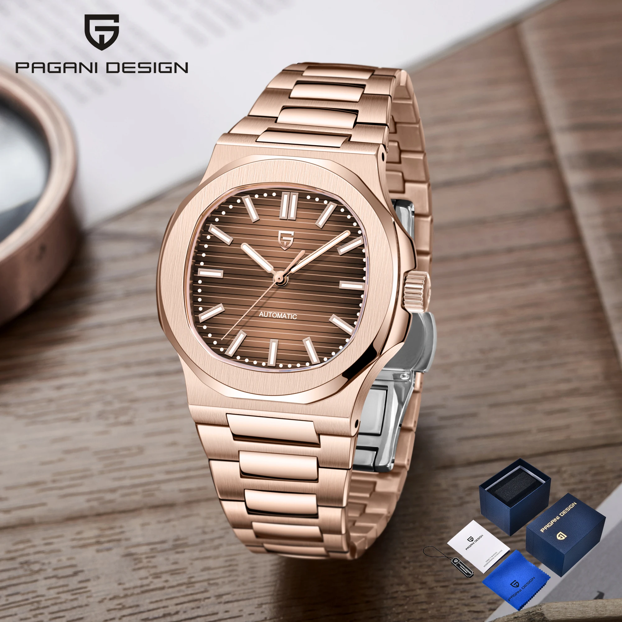 Montre pour homme PAGANI DESIGN, nouvelle collection 2026, montres mécaniques pour homme, montre-bracelet automatique de luxe, miroir en saphir, montres de sport, coffret cadeau