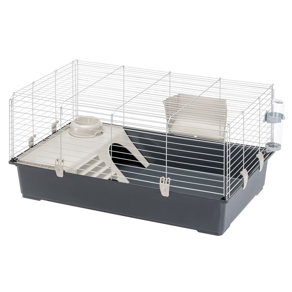 Cage Ferplast Rabbit 100 pour lapin et cochon d'Inde - L97xl57xH46cm