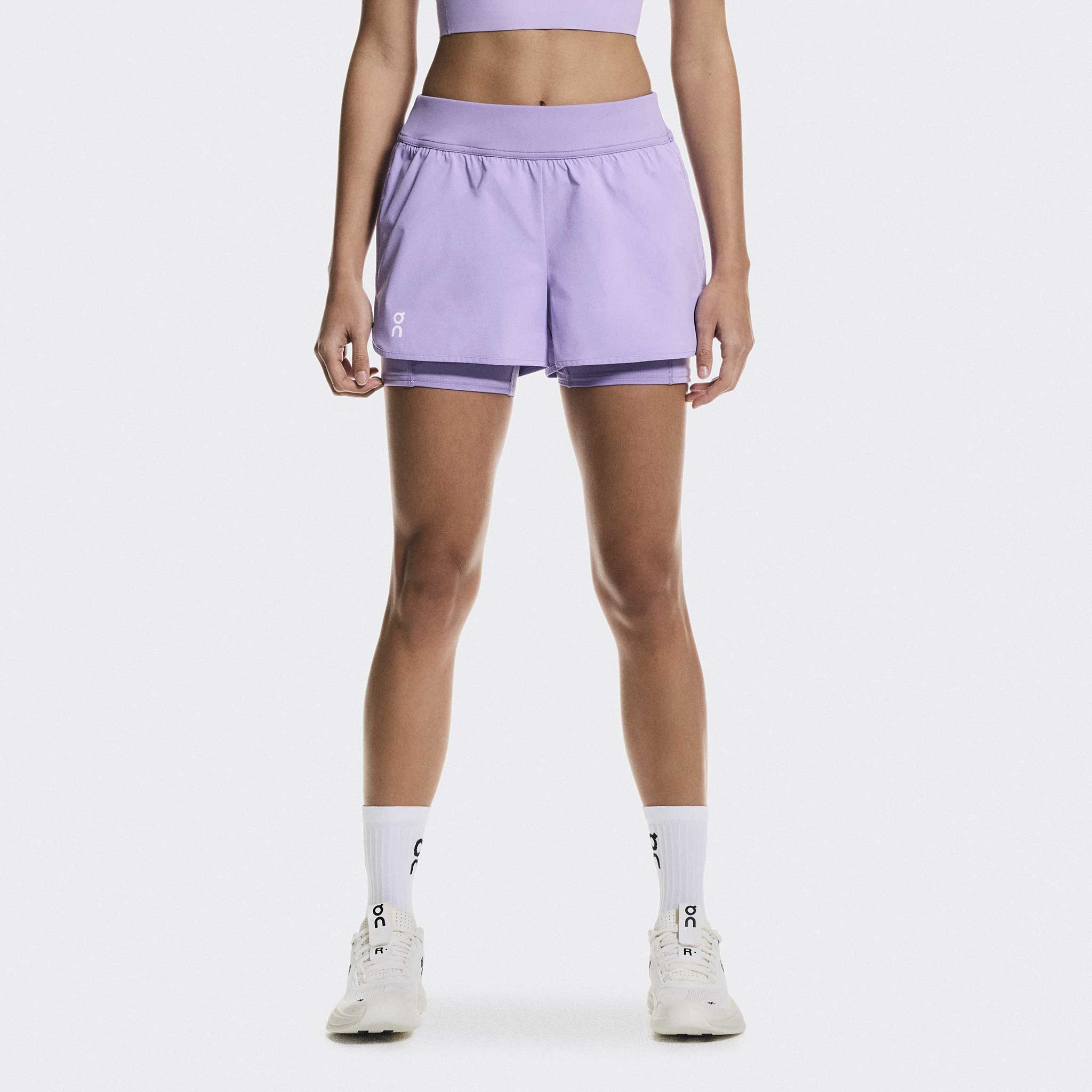 On 3" Court Shorts 2-in-1 2026 Women's Tennis Apparel Bloom
