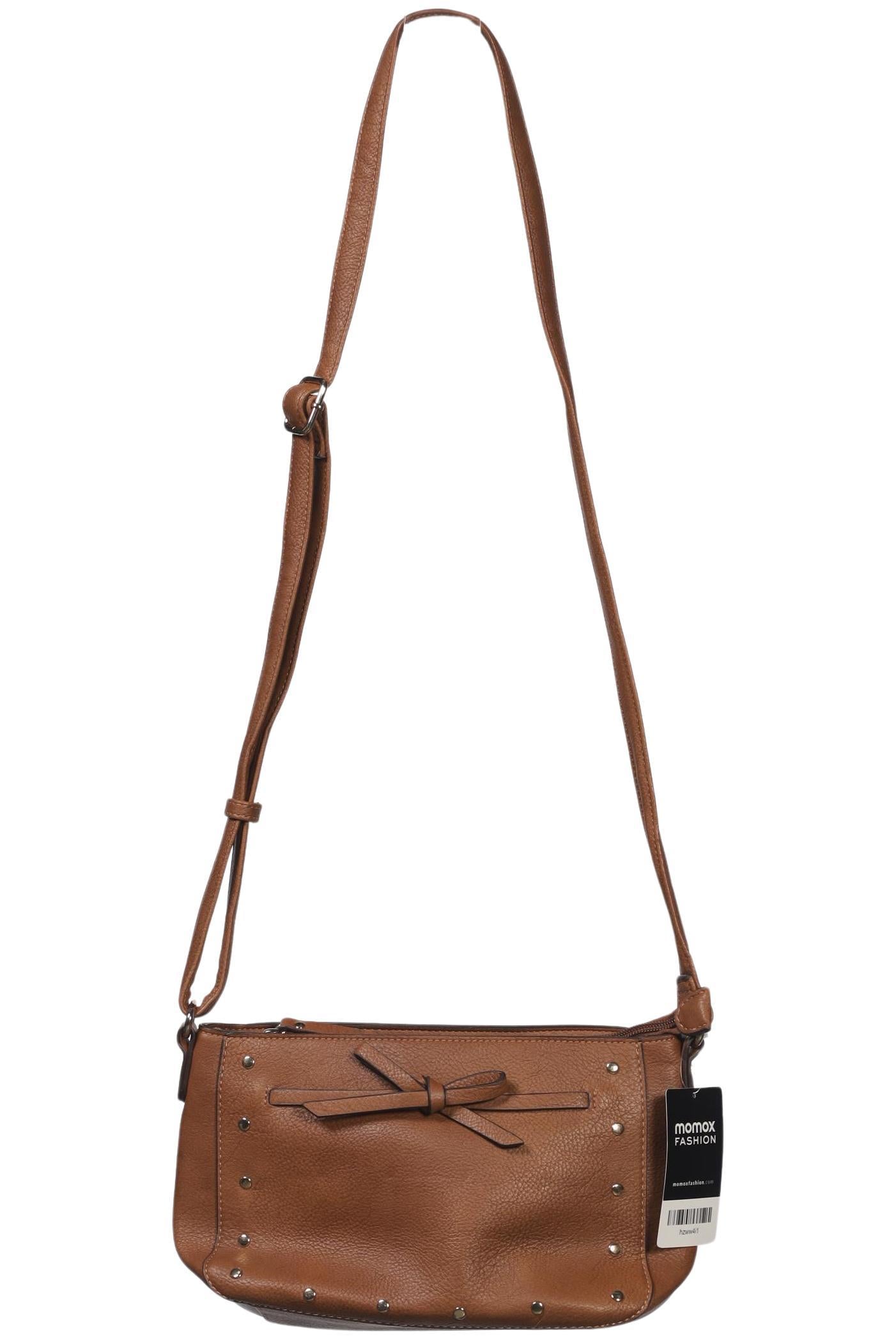 Tom Tailor Damen Handtasche klein, Gr. , Braun, kein / Etikett / Synthetik / Kunstleder
