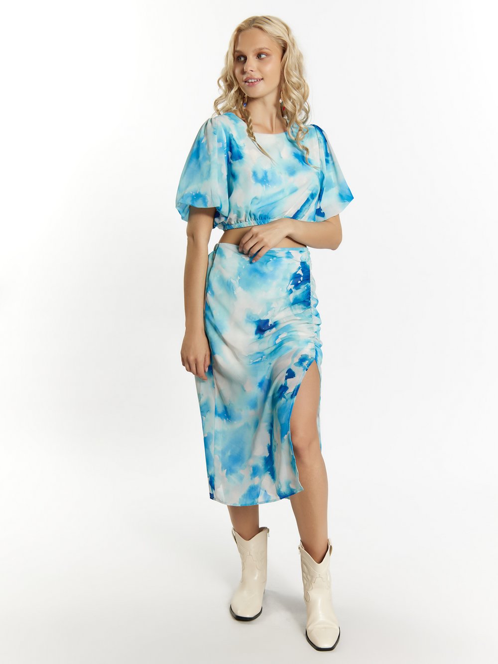 IZIA Rock Damen blau, S