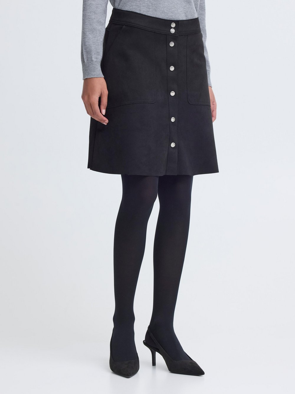 OXMO A-Linien-Rock Damen schwarz, 38