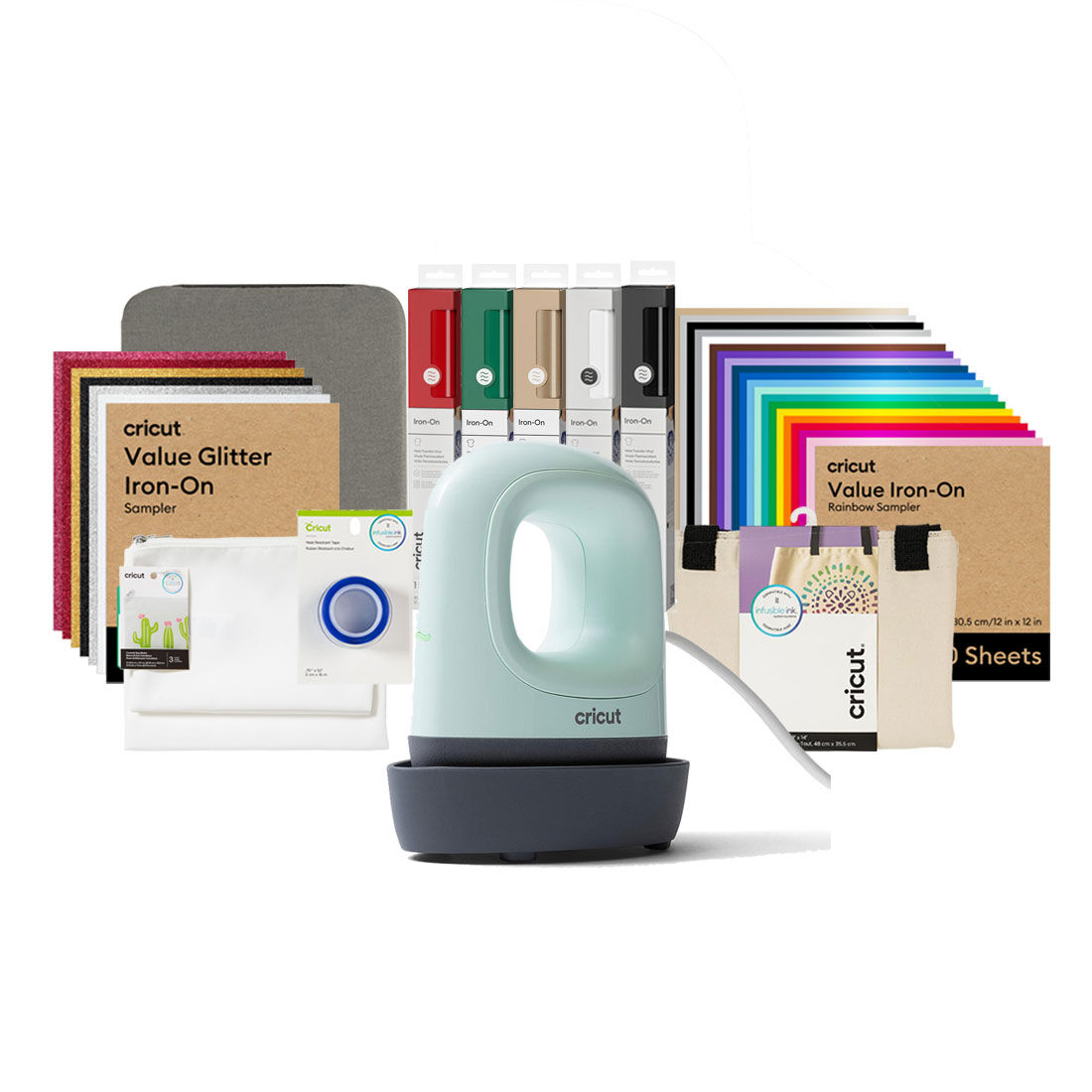 Cricut EasyPress Mini LT | Mint Green + Everything Bundle - Cricut®
