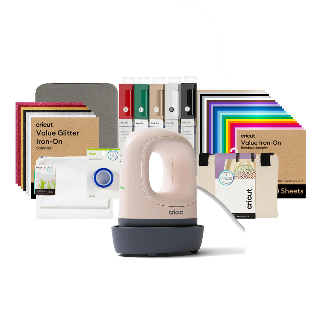 Cricut EasyPress Mini LT | Blush Pink + Everything Bundle