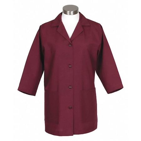 DELTAPLUS 88204 Smock, Female, Burgundy, K72, 2XL