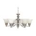 Nuvo Lighting Empire 26 Inch 6 Light Chandelier - 60/356