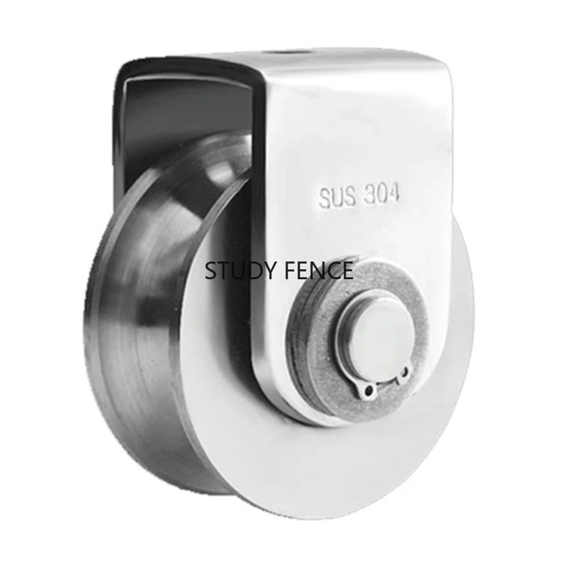 1pc 304 Edelstahl Pulley Draht Seil Guide Rad Haushalt Hebe Pulley Edelstahl Haushalt Hardware Zubehör