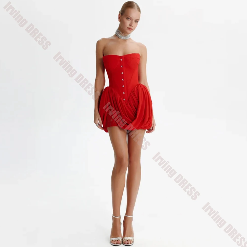 Sexy Cocktail Dress Customized Off Shoulder Corset Sleeveless Lace Column for Women Party Mini Birthday Gowns Homecoming Dresses
