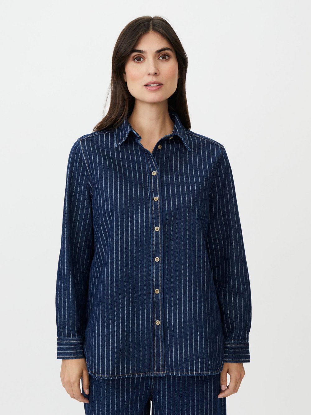 Masai Langarmhemd Damen denim, 44