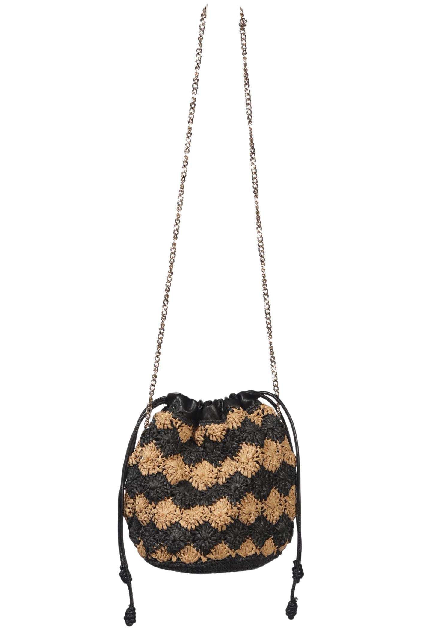Zara Damen Handtasche klein, Gr. , Mehrfarbig, Synthetik / Baumwolle