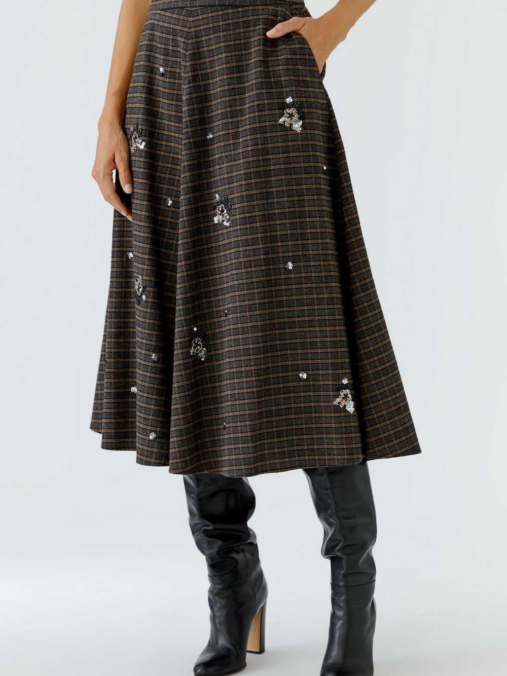 Oui Midirock Damen camel, 34