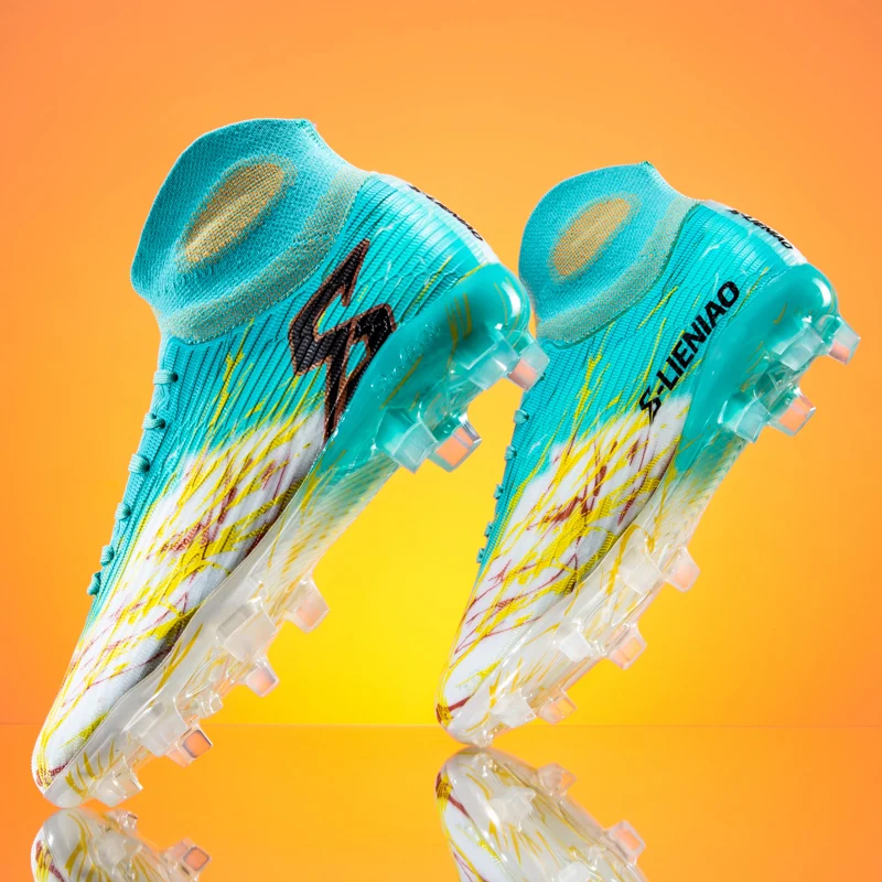 Chaussures de football professionnelles pour hommes, chaussures de soccer, crampons de football FG, chaussures de soccer ultralégères pour l